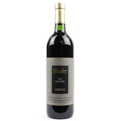 Shafer Merlot 1992 Napa