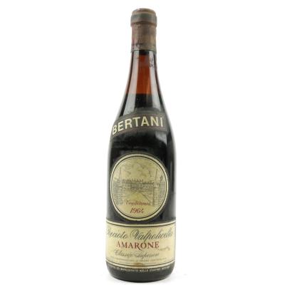 Bertani Recioto Della Valpolicella 1964 Verona Classico Superiore