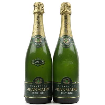 Jeanmaire Brut 1988 Vintage Champagne 2x75cl