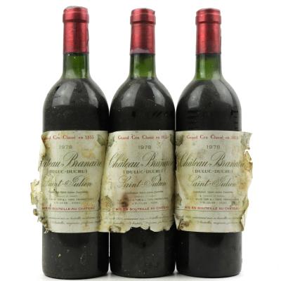 Ch. Branaire 1978 Saint-Julien 4eme-Cru 3x75cl