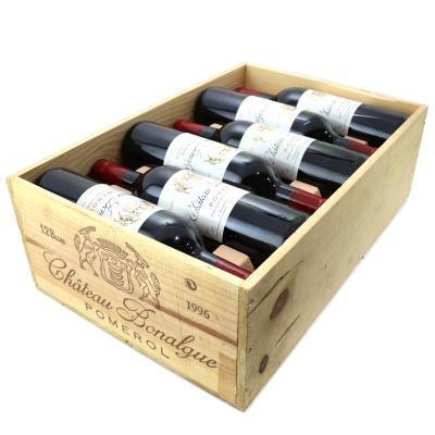 Ch. Bonalgue 1996 Pomerol 12x75cl / Original Wooden Case