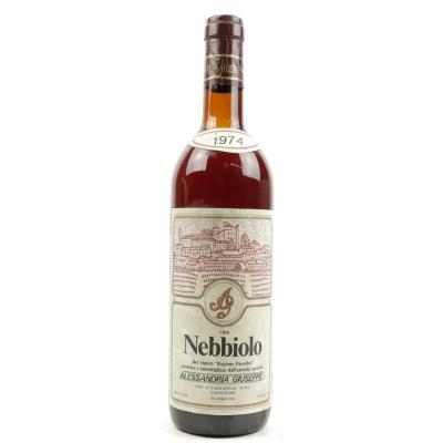 A.Giuseppe Nebbiolo 1974 Piedmont