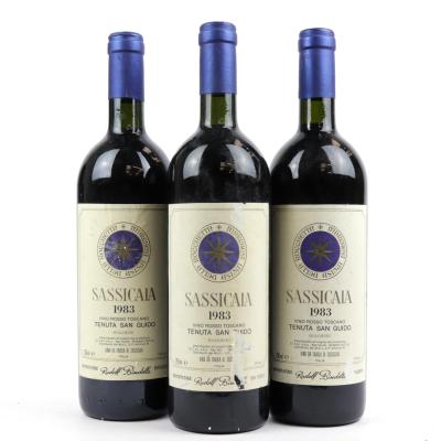 Tenuta San Guido Sassicaia 1983 Bolgheri 3x75cl