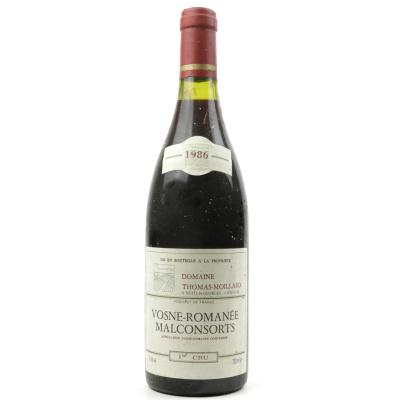 Dom. T.Moillard Malconsorts 1986 Vosne-Romanee 1er-Cru