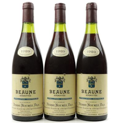 P.Bouree 1989 Beaune 3x75cl