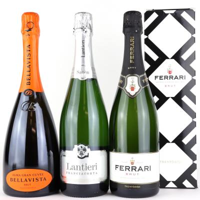 Assorted NV Italian Sparkling Wines 3x75cl