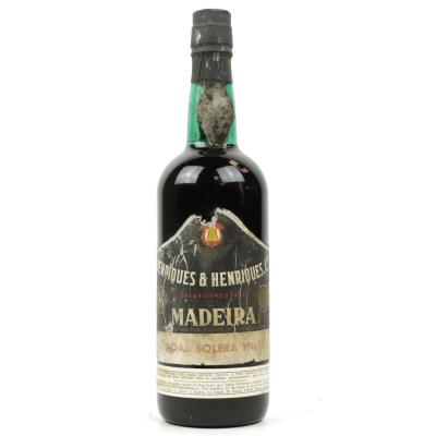 Henriques & Henriques Solera 1907 Boal Madeira