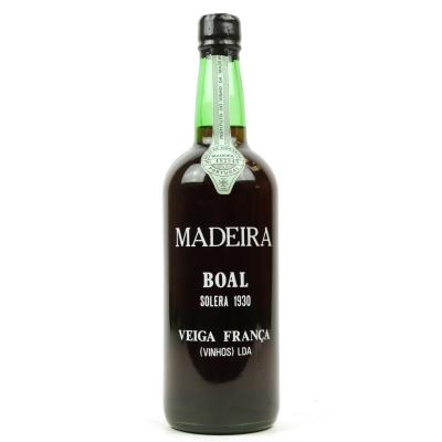 Veiga Franca Solera 1930 Boal Madeira