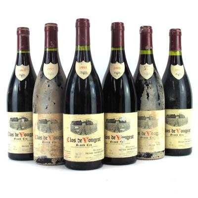 Dom. H.Rebourseau 1995 Clos De Vougeot Grand-Cru 6x75cl