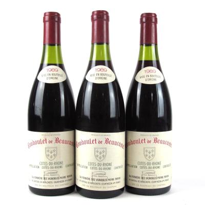 Coudoulet De Beaucastel 1989 Côtes-Du-Rhône 3x75cl