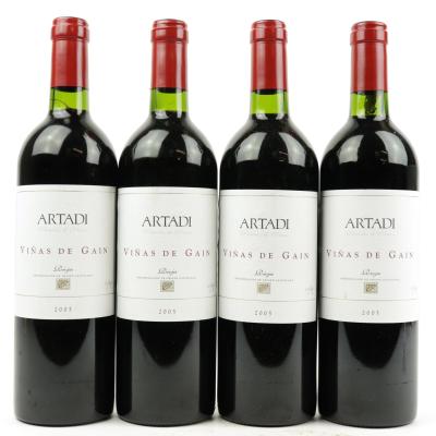 Artadi Vinas De Gain 2005 Rioja 4x75cl