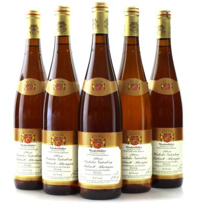 Niederthaler Winkeler Gutenberg Riesling Kabinett 1991 Rheingau 6x75cl