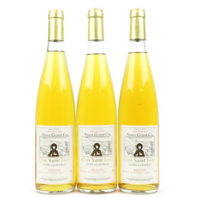 Clos St Imer Cuvee La Chapelle Goldert Riesling 1995 Alsace Grand-Cru 3x75cl