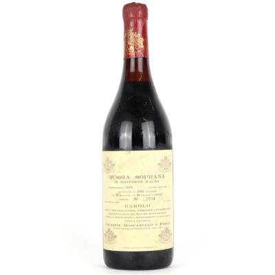 Mascarello Bussia Soprana 1970 Barolo