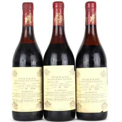 Mascarello Pugnane 1971 Barolo 3x72cl