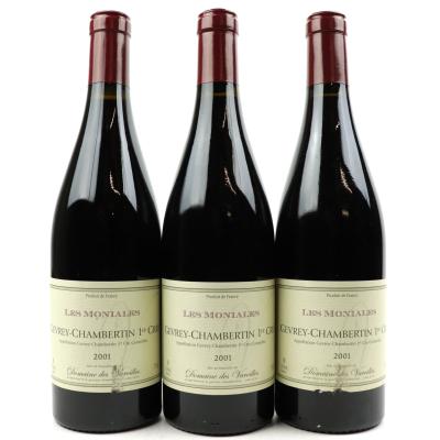 Dom. Des Varoilles Les Moniales 2001 Gevrey-Chambertin 3x75cl