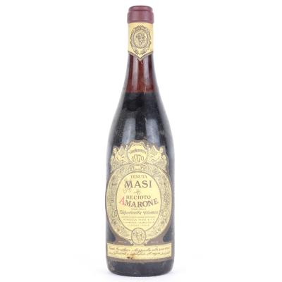 Masi Recioto Della Valpolicella 1970 Verona