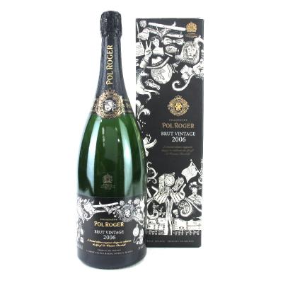 Pol Roger 2006 Brut Vintage Champagne 150cl / Winston Churchill Tribute