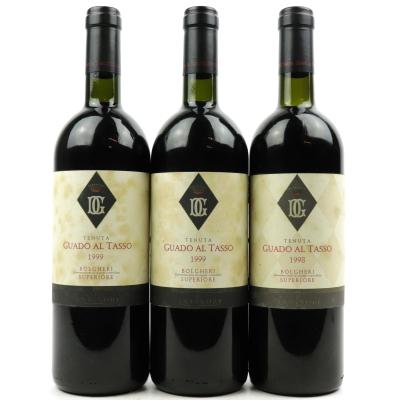 Tenuta Guado Al Tasso 1998 & 1999 Bolgheri Superiore 3x75cl