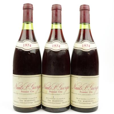 T.Marshall 1974 Nuits-St-Georges 3x75cl