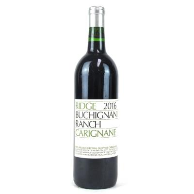 Ridge \"Buchignani Ranch\" Carignane 2016 Sonoma