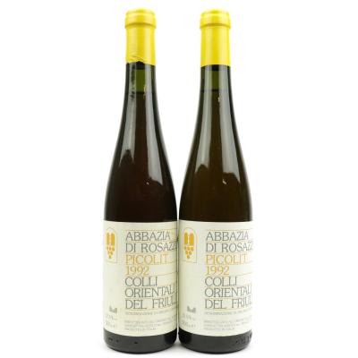 Abbazia Di Rosazzo Picolit 1992 Colli Orientali Del Fruili 2x50cl