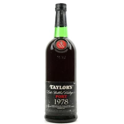 Taylor's 1978 LBV Port