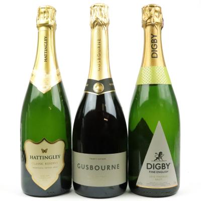 Assorted English Sparkling Wines 3x75cl