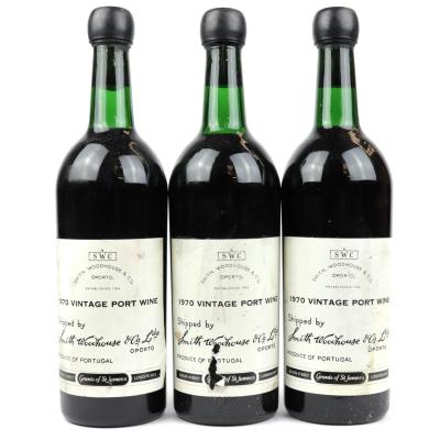 Smith Woodhouse 1970 Vintage Port 3x75cl