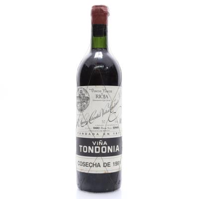 Viña Tondonia 1981 Rioja Gran Reserva