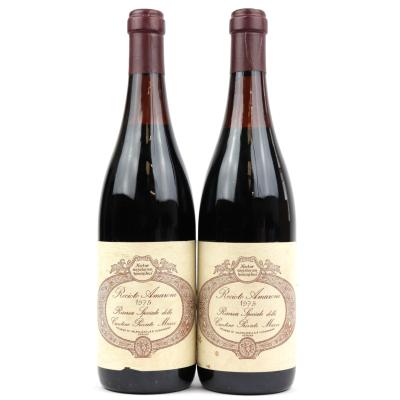 Mazzi Recioto Della Valpolicella 1975 Amarone Riserva Speciale 2x75cl