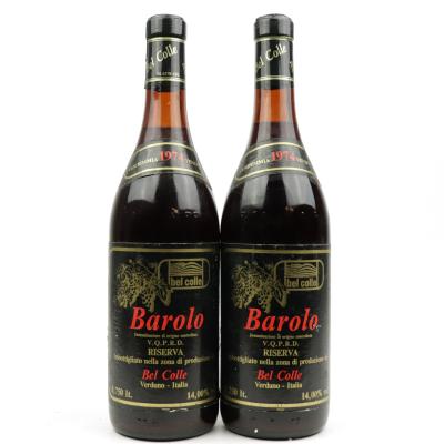 Bel Colle 1974 Barolo Riserva 2x75cl