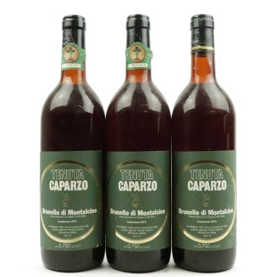 Caparzo 1974 Brunello di Montalcino 3x75cl