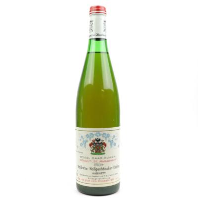 St.Irminenhof Waldracher Heiligenhauschen Riesling Kabinett 1983 Mosel