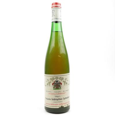 Domklausenhof Piesporter Goldtropfchen Spatlese 1966 Mosel