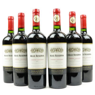 Errazuriz Max Reserva Cabernet Sauvignon 2013 Aconcagua 6x75cl