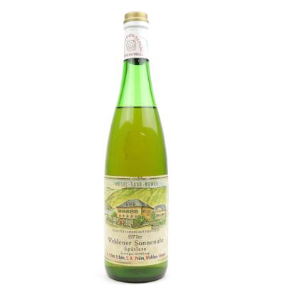 Prüm Erben Wehlener Sonnenuhr Riesling Spatlese 1973 Mosel