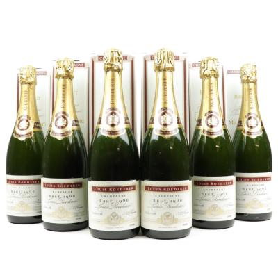 Louis Roederer 1990 Vintage Champagne 6x75cl