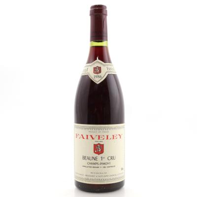 Faiveley Champs-Pimont 1986 Beaune 1er Cru