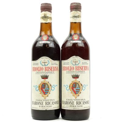 Ricasoli Brolio Riserva 1967 Chianti Classico 2x75cl