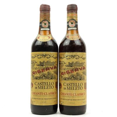 Castello Di Meleto 1969 Chianti Classico Riserva 2x72cl