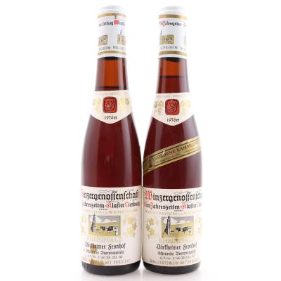 Winzergenofferfchaft Durkheimer Fronhof Scheurebe Beerenauslese 1976 Rheinpfalz 2x35cl