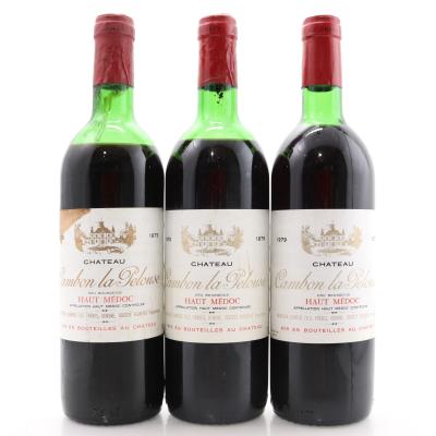 Ch. Cambon La Pelouse 1979 Haut-Medoc 3x75cl