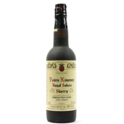 Bodegas Plus Ultra Royal Solera Pedro Ximenez Sherry 37.5cl