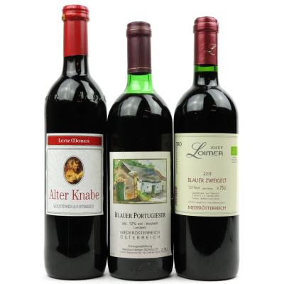 Assorted Austrian Red Wines 3x75cl