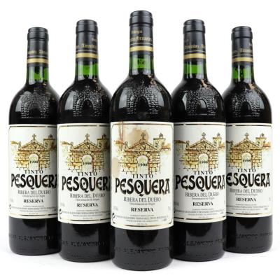 Tinto Pesquera 1998 Ribera Del Duero Reserva 5x75cl