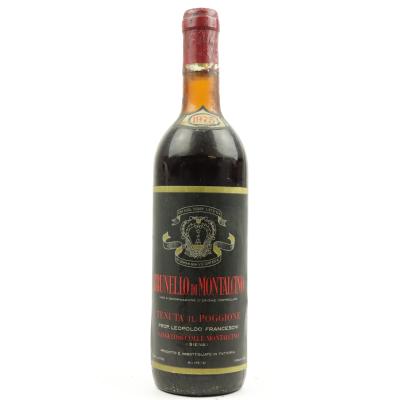 Poggione 1975 Brunello di Montalcino