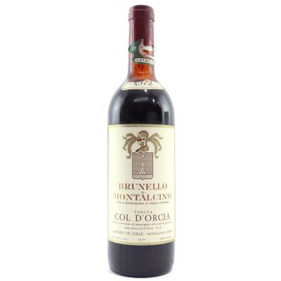 Col D'Orcia 1972 Brunello di Montalcino