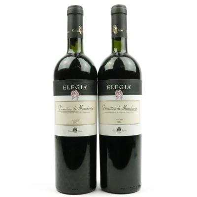 Elegia 2002 Primitivo Di Manduria 2x75cl