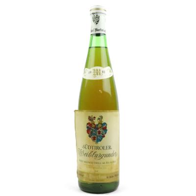 K.Martini Weissburgunder 1981 Alto Adige